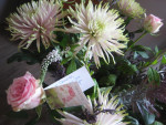Bloemen gehad van Lucky, wat lief!